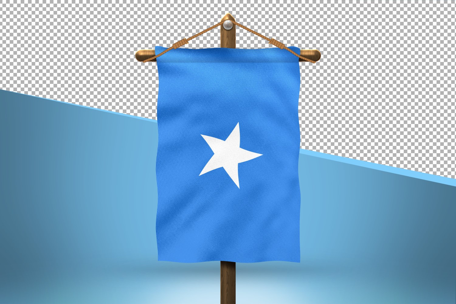 Somalia Hang Flag Design Background