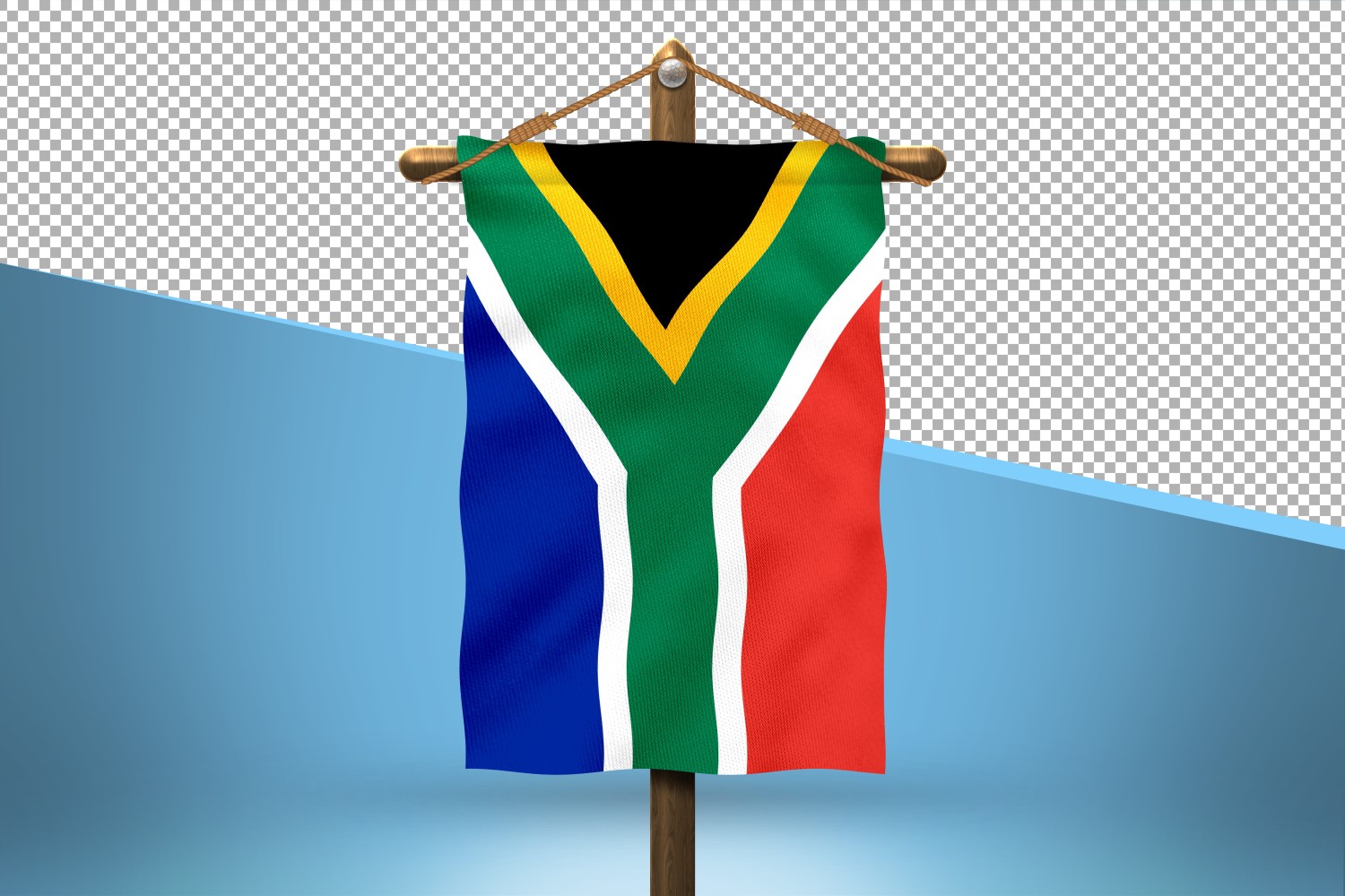 South Africa Hang Flag Design Background