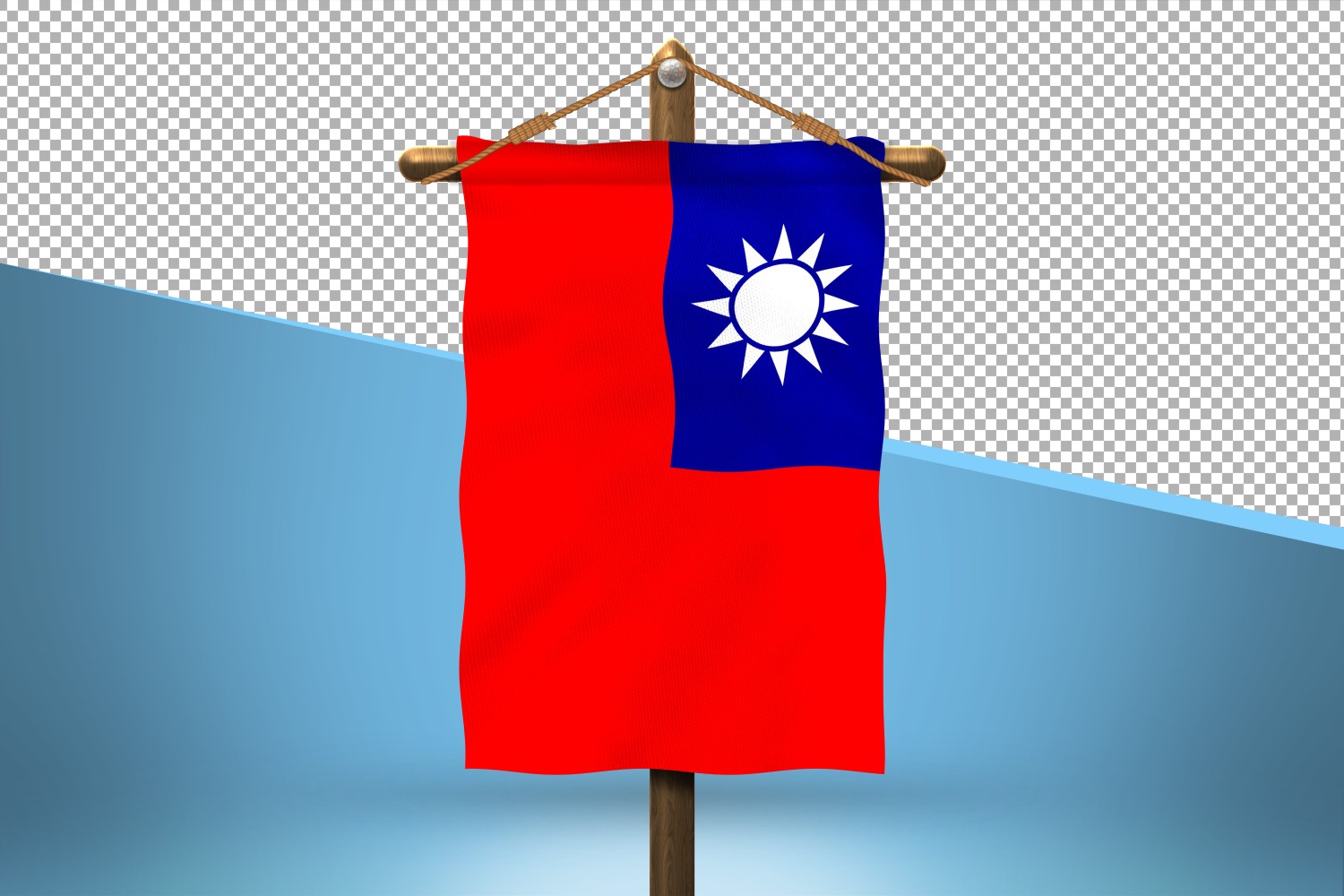 Taiwan Hang Flag Design Background