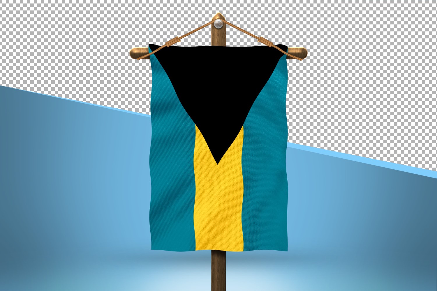 The Bahamas Hang Flag Design Background