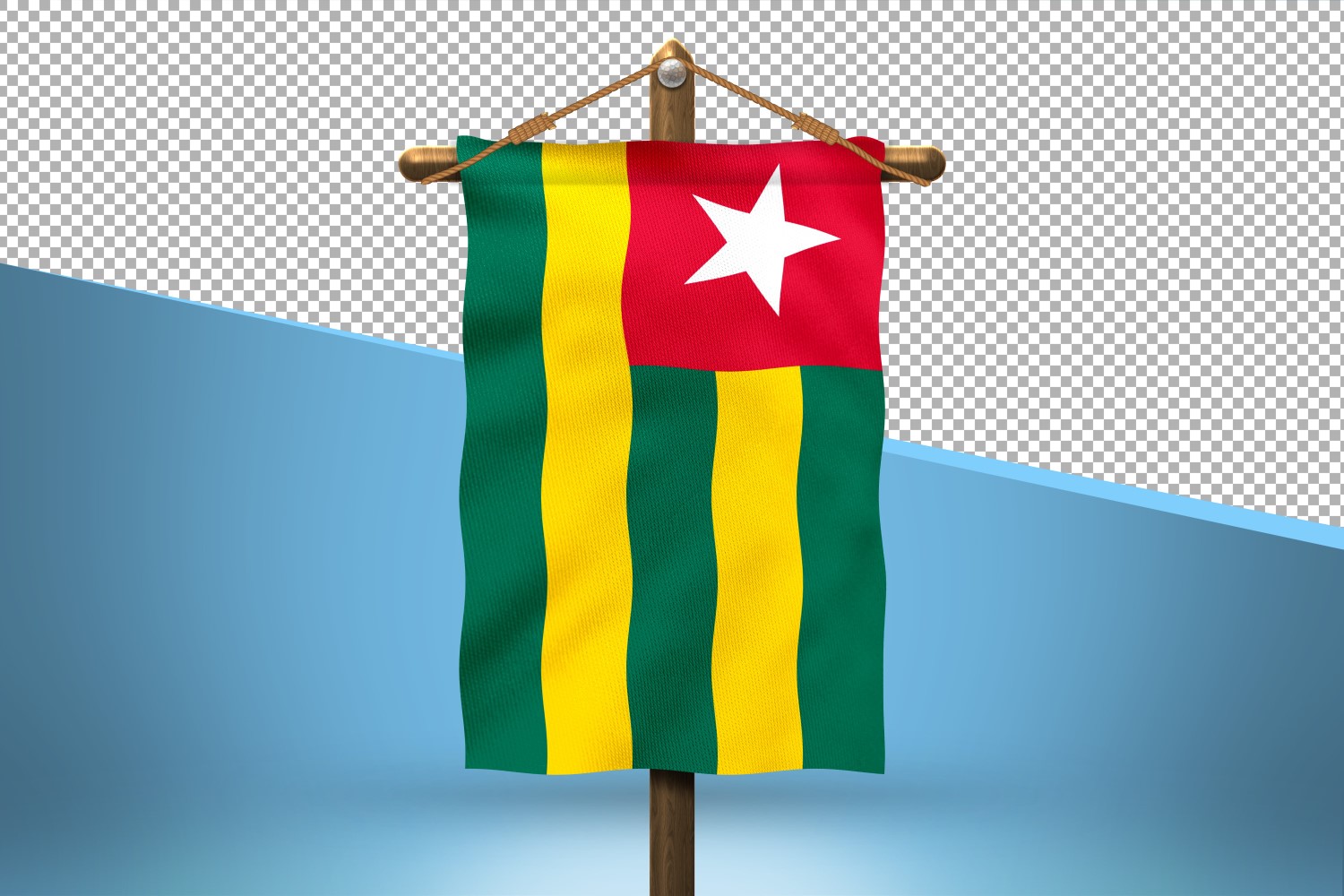 Togo Hang Flag Design Background
