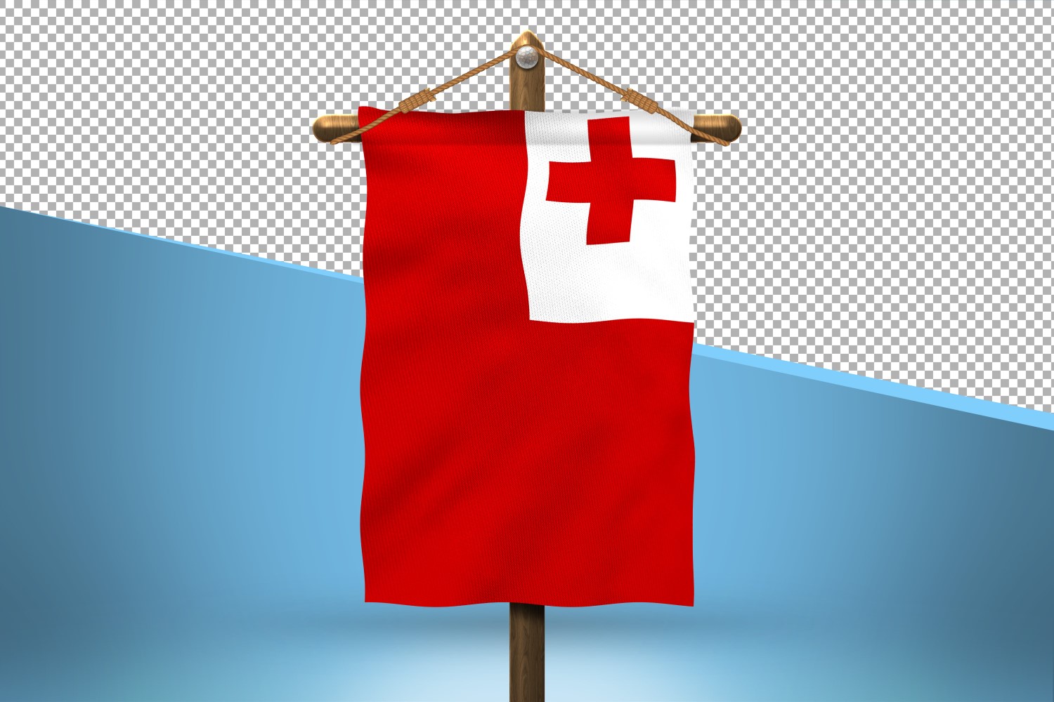 Tonga Hang Flag Design Background