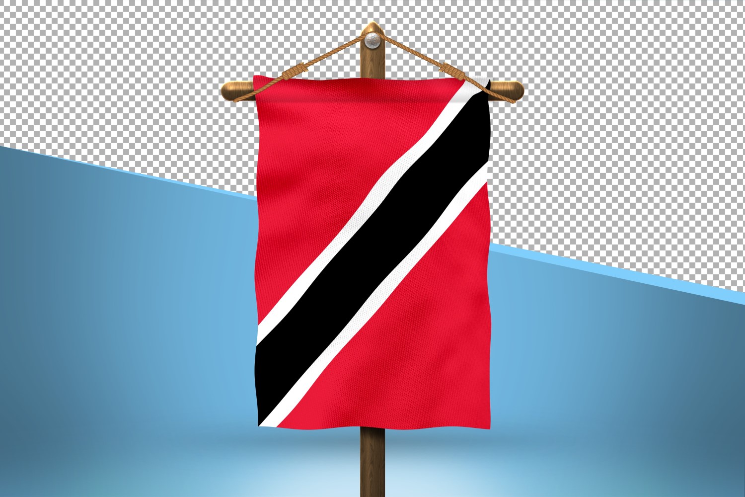 Trinidad and Tobago Hang Flag Design Background