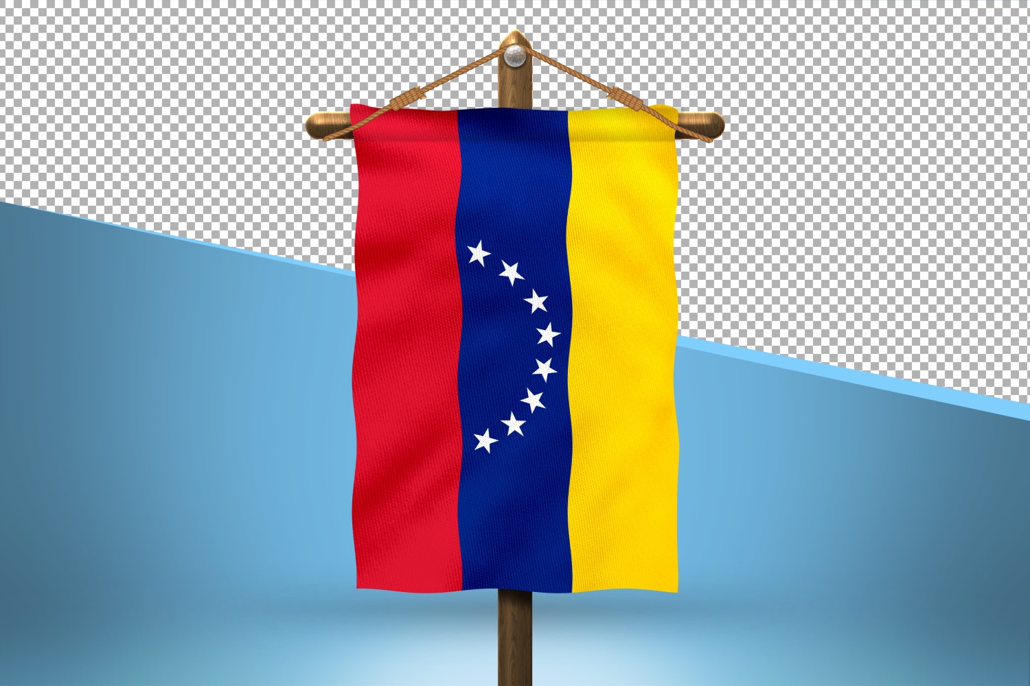 Venezuela Hang Flag Design Background