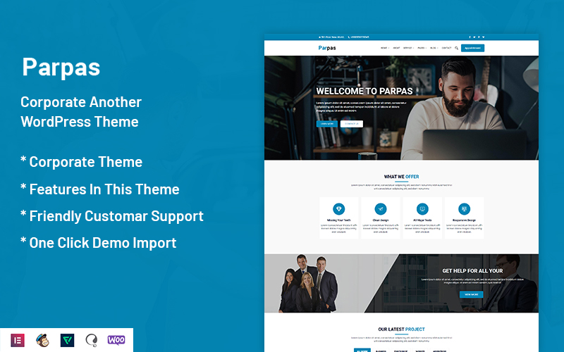 Parpas - Corporate Another WordPress Theme