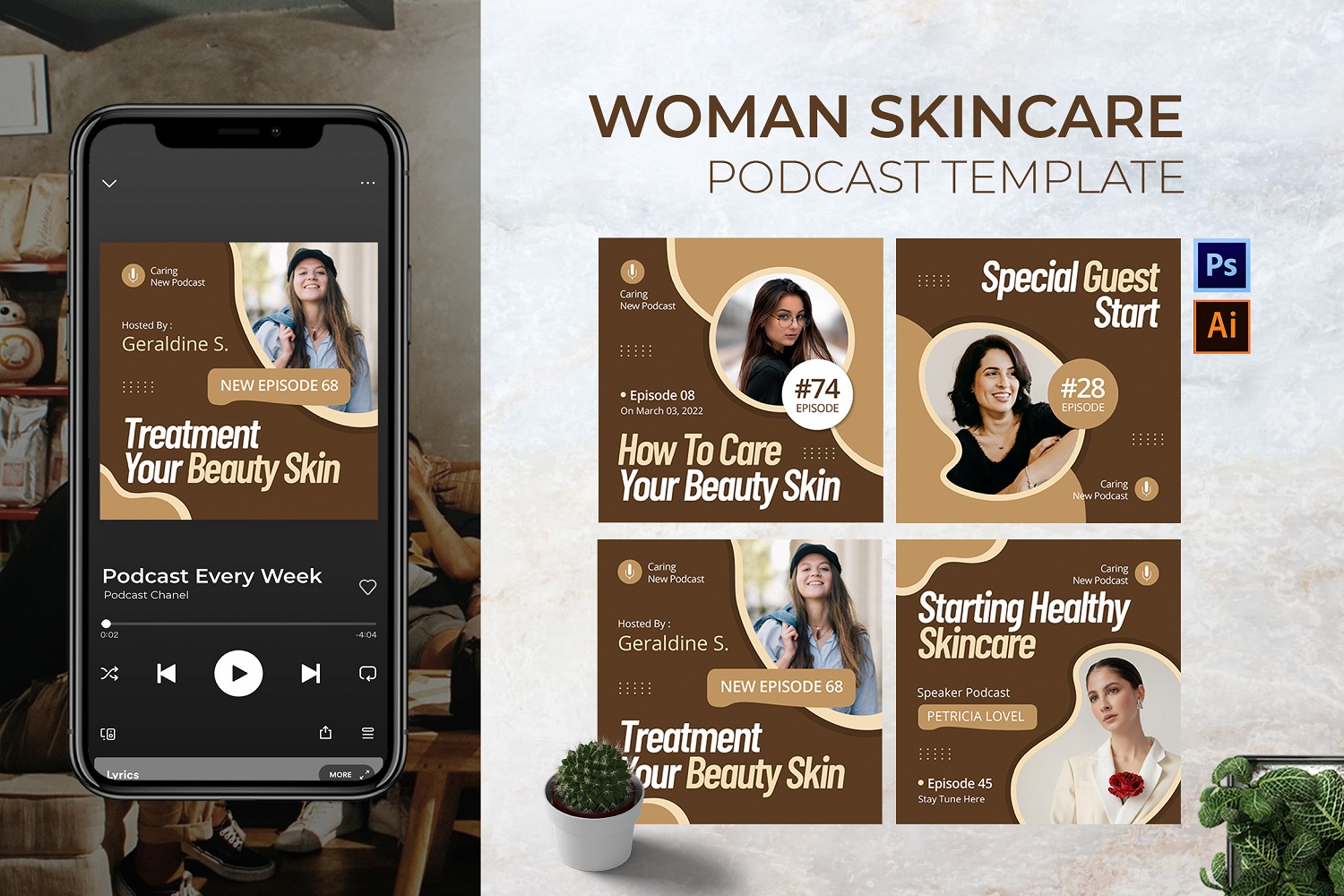 Woman Skincare Podcast Cover