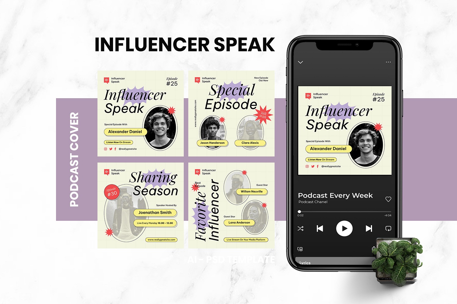 Influencer Speak Podcast Cover