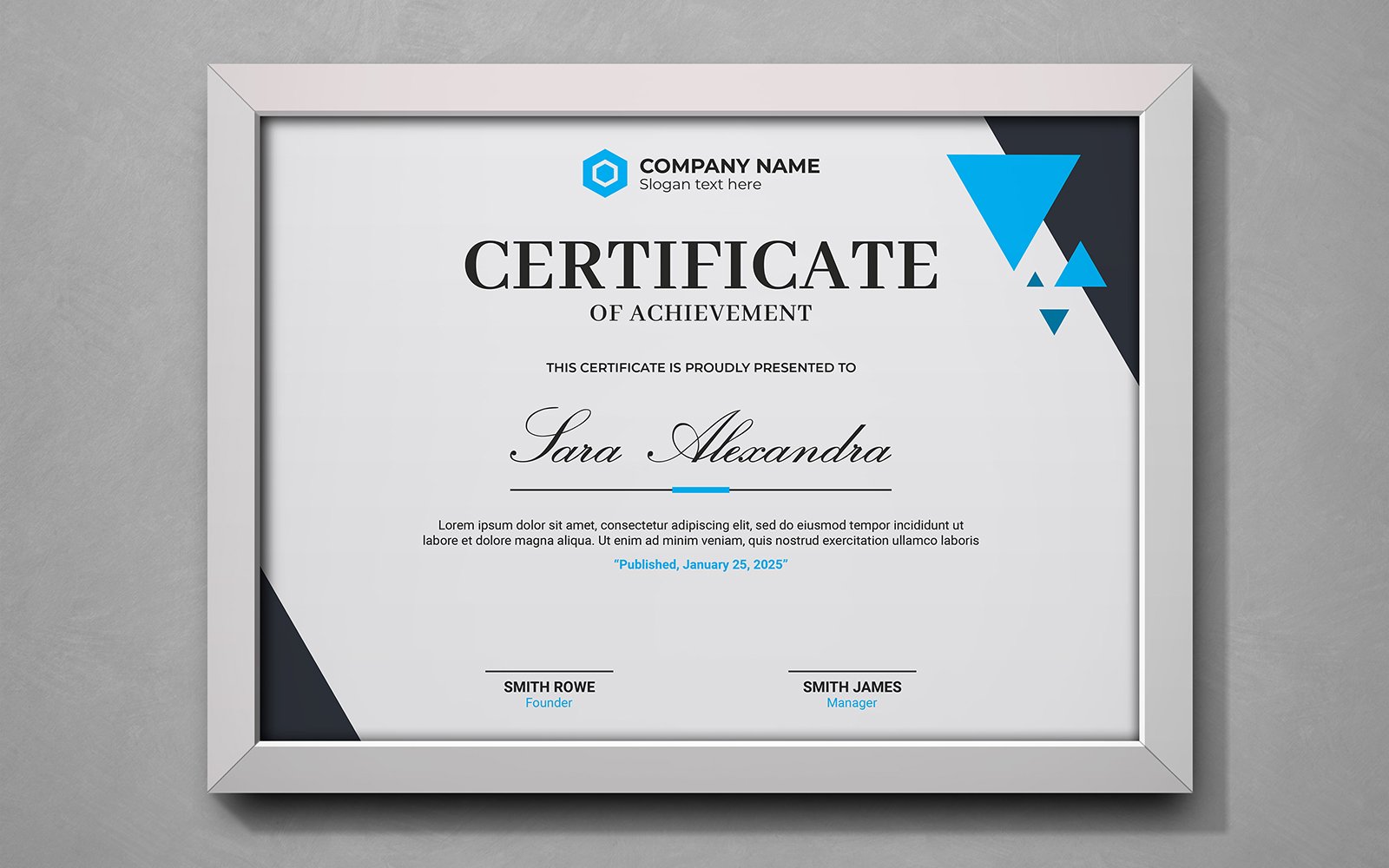 Clean Design Certificate Templates