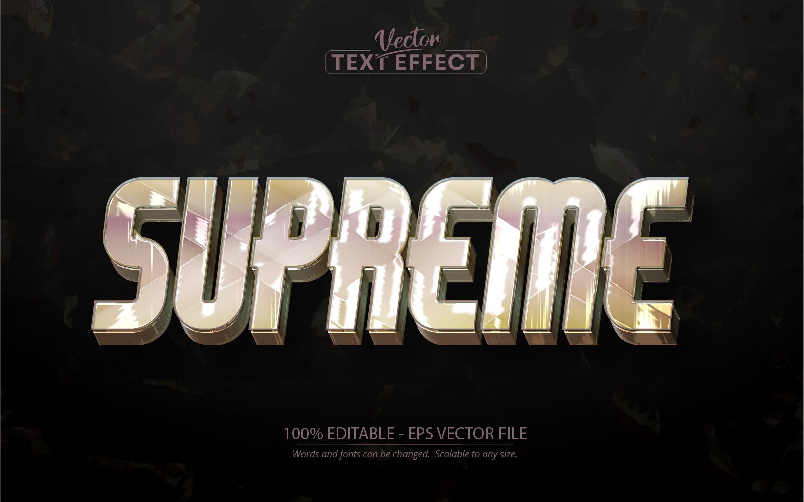 Supreme - Editable Text Effect, Cartoon Text Style, Graphics Illustration