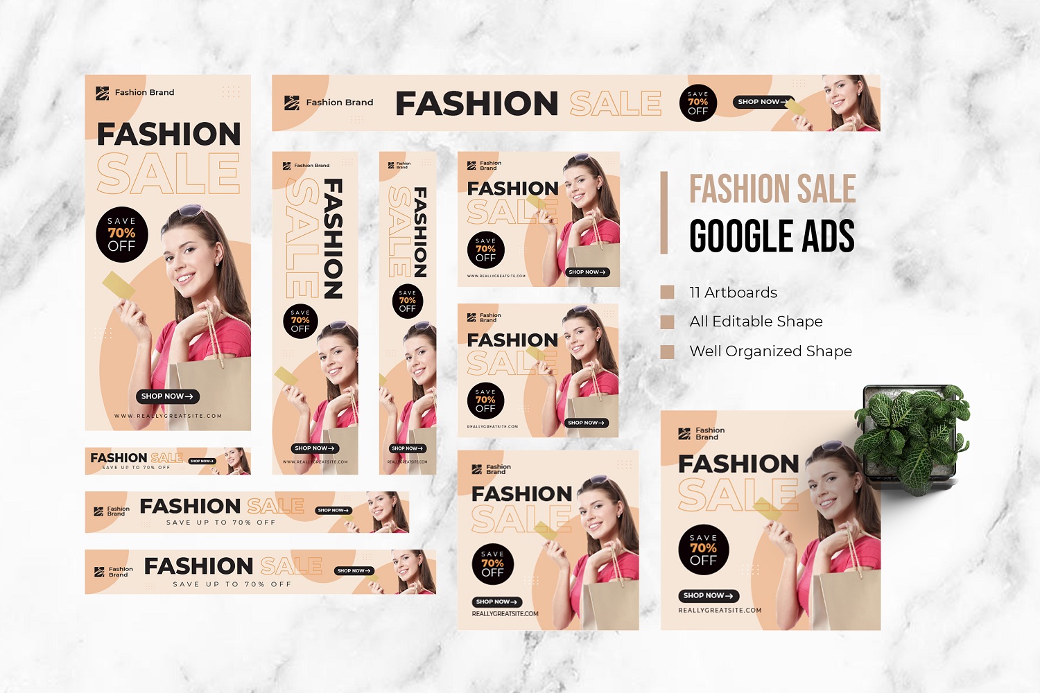 Fashion Sale Google Ads Template