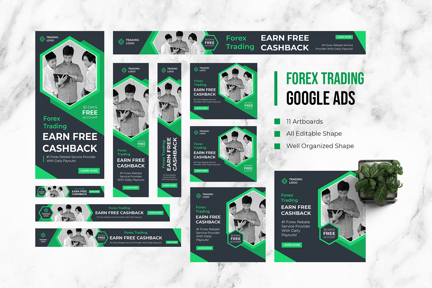 Forex Trading Google Ads Template