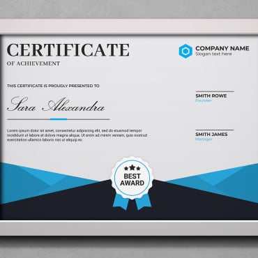 Achievement Award Corporate Identity 235181