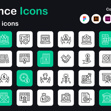 And Finance Icon Sets 235421