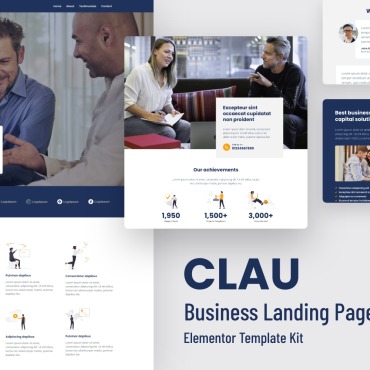 Page Business Elementor Kits 235692