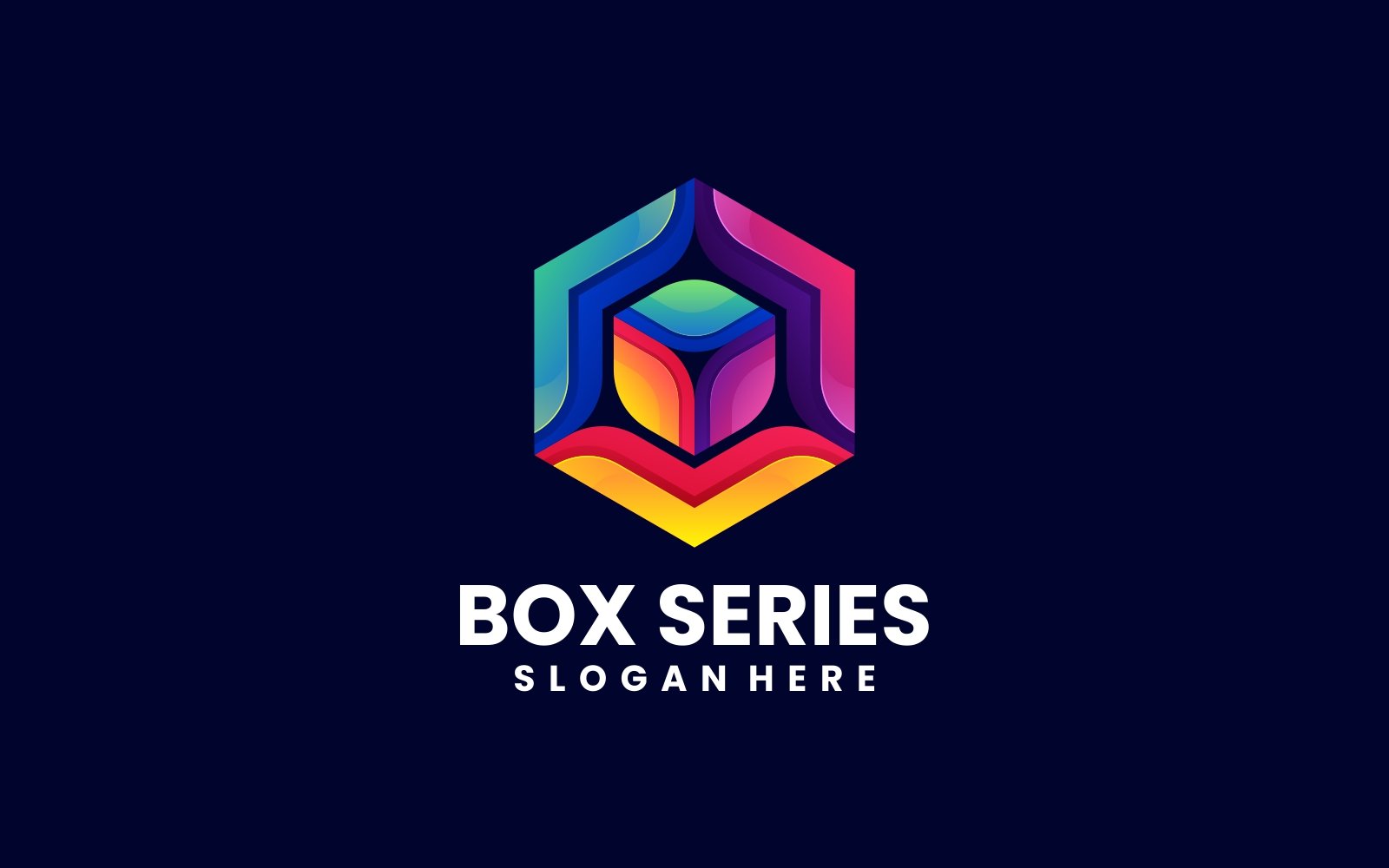 Box Series Gradient Colorful Logo