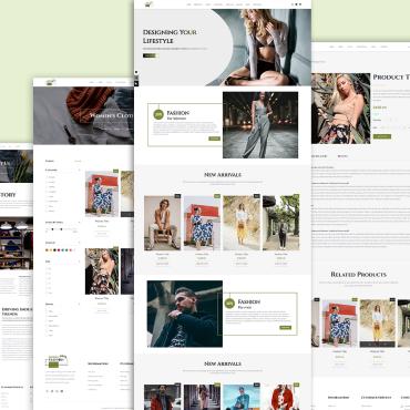 Ecommerce Fashion Responsive Website Templates 235809
