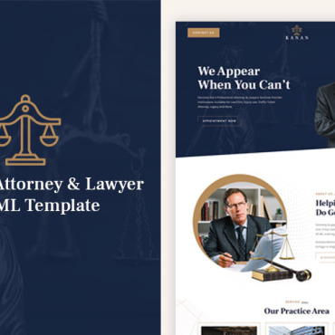 Advocate Law Responsive Website Templates 235814