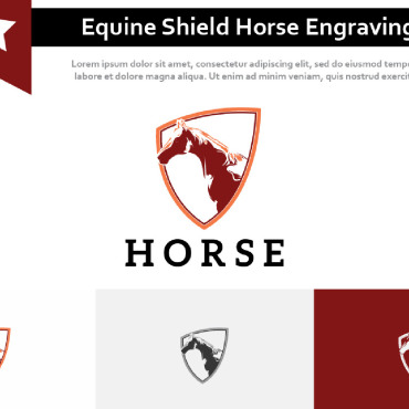 Equestrian Shield Logo Templates 235849