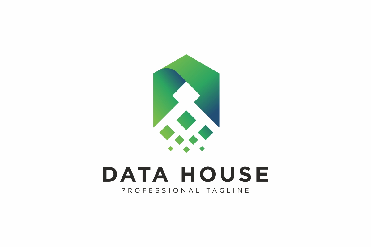 Data House Pixel Creative Logo