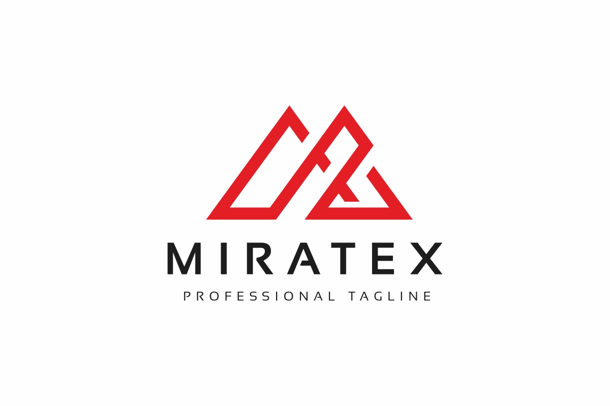 Miratex M Letter Modern Logo