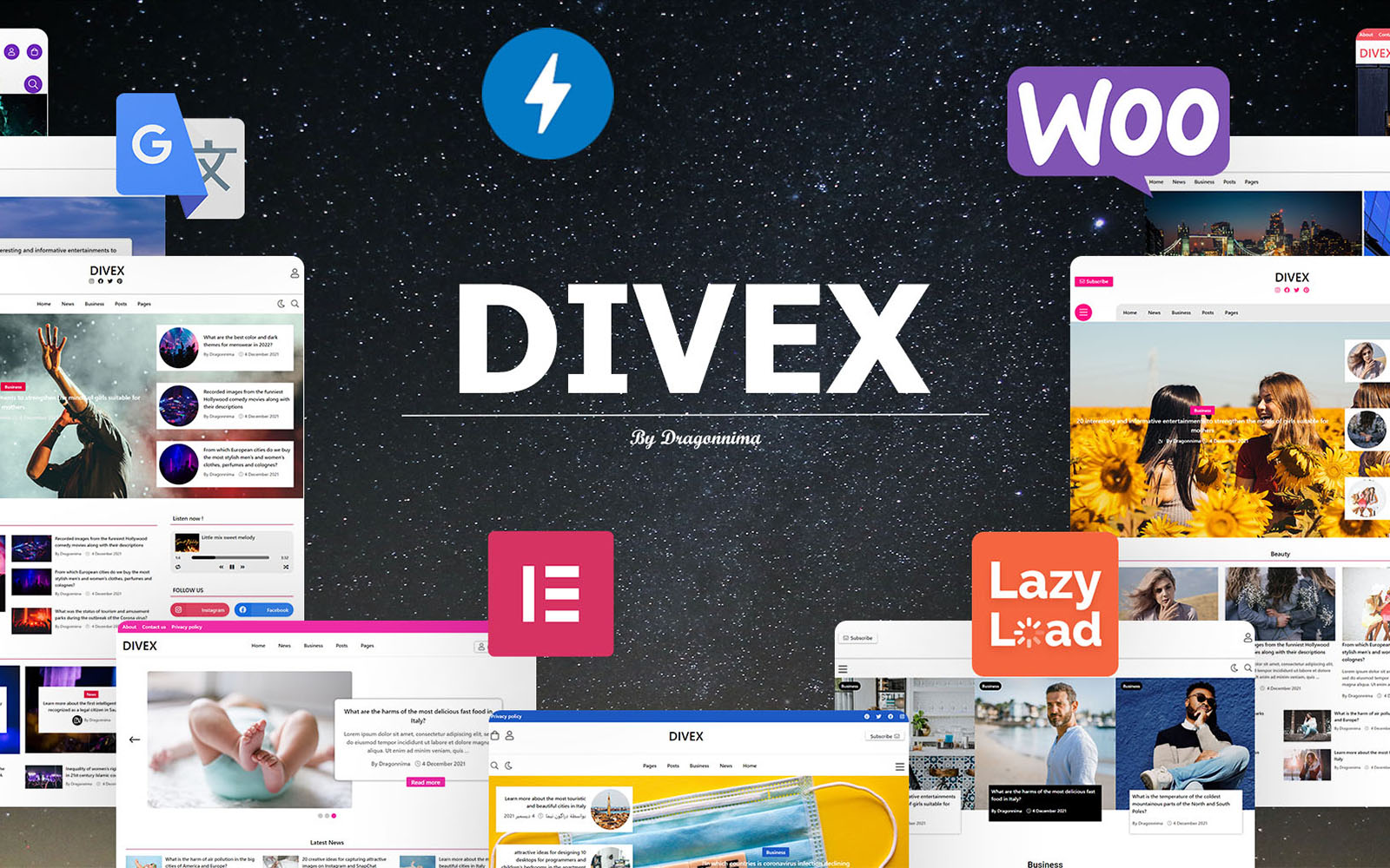 Divex - Multipurpose News & WooCommerce WordPress Theme