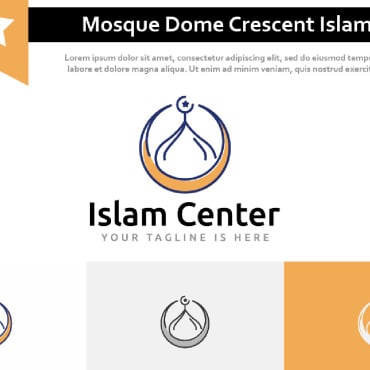 Dome Crescent Logo Templates 236375