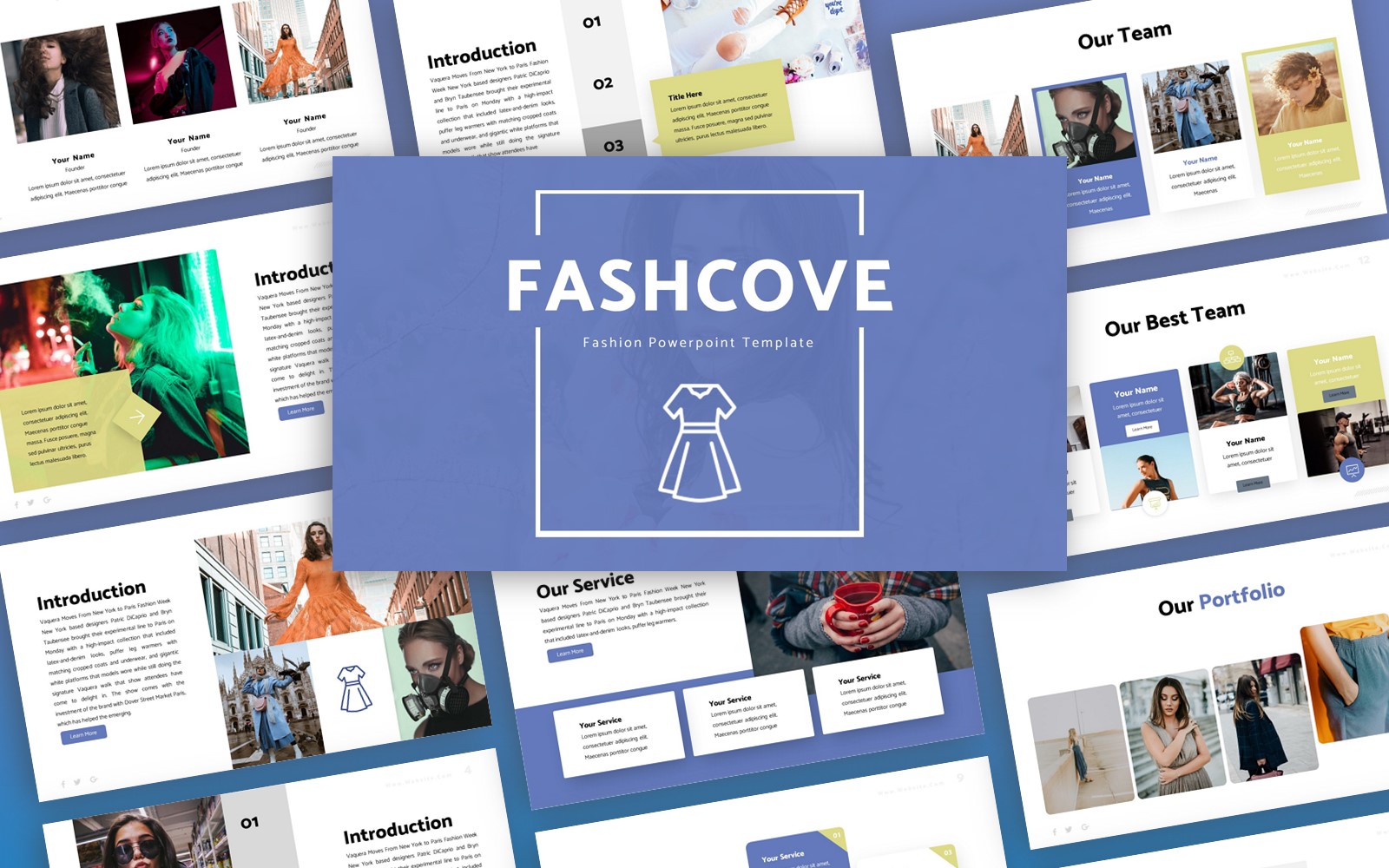 Fashcove - Fashion Multipurpose PowerPoint Template