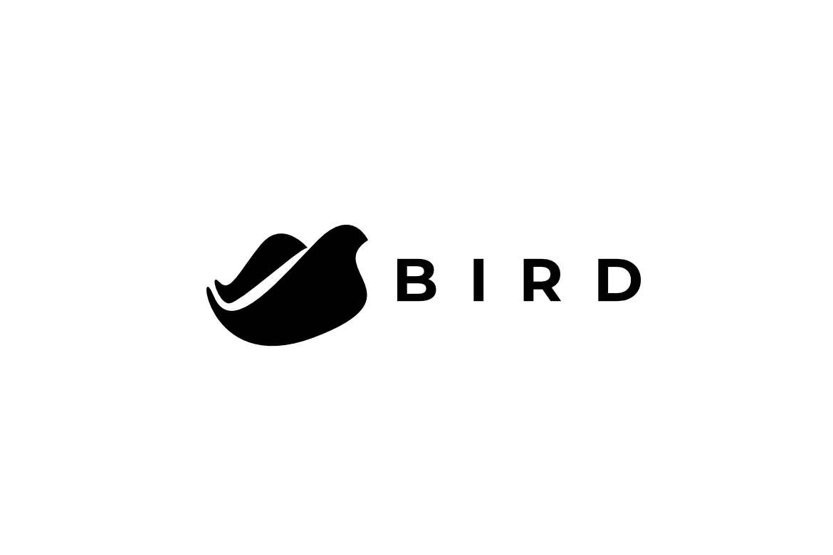 Bird Simple Silhoutte Corporate Logo