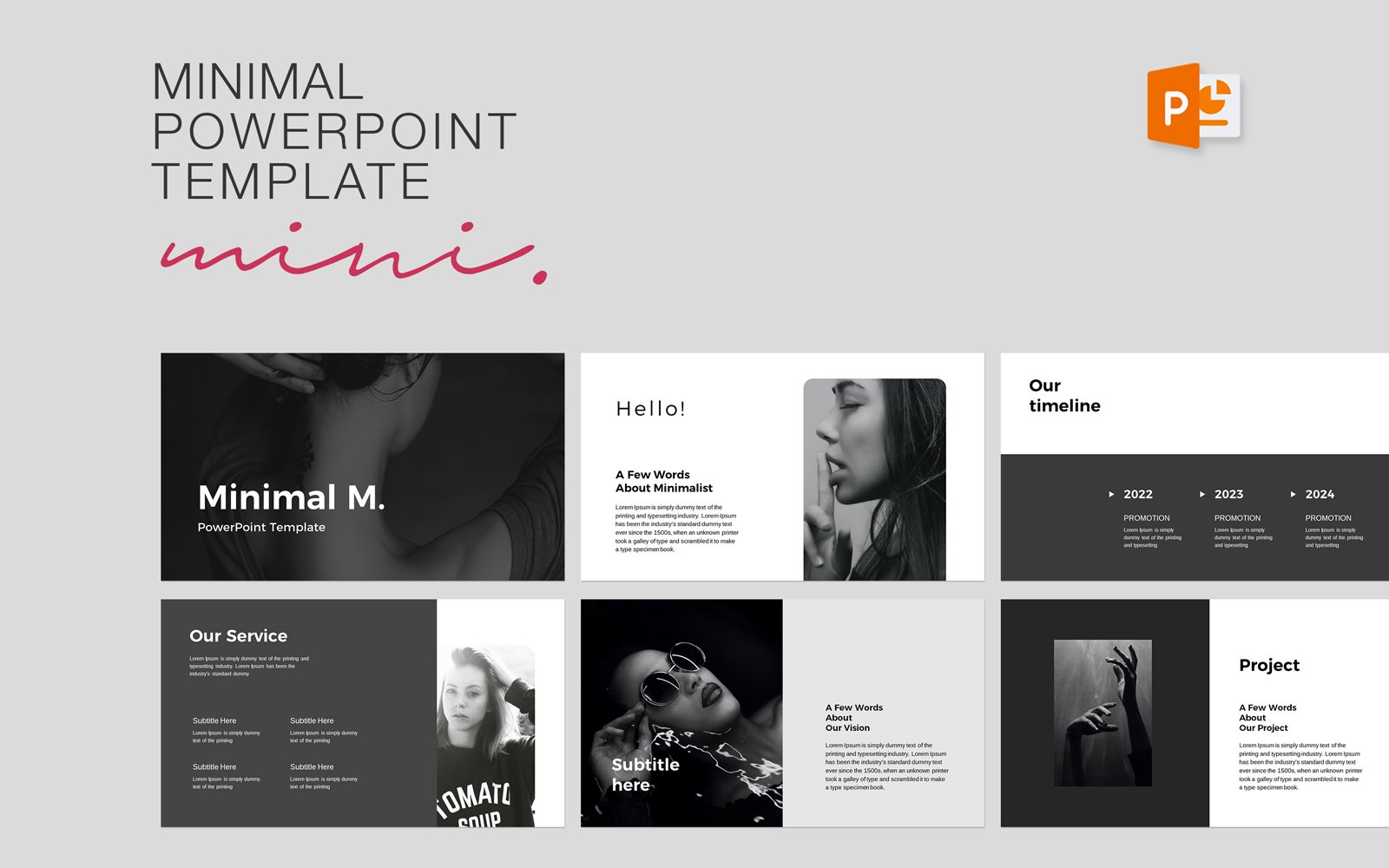 Mlory Minimal PowerPoint Template