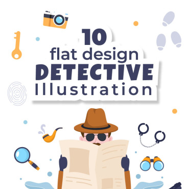 Detective Private Illustrations Templates 236649