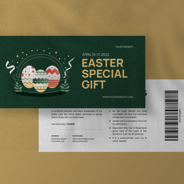 Egg Voucher Corporate Identity 236650