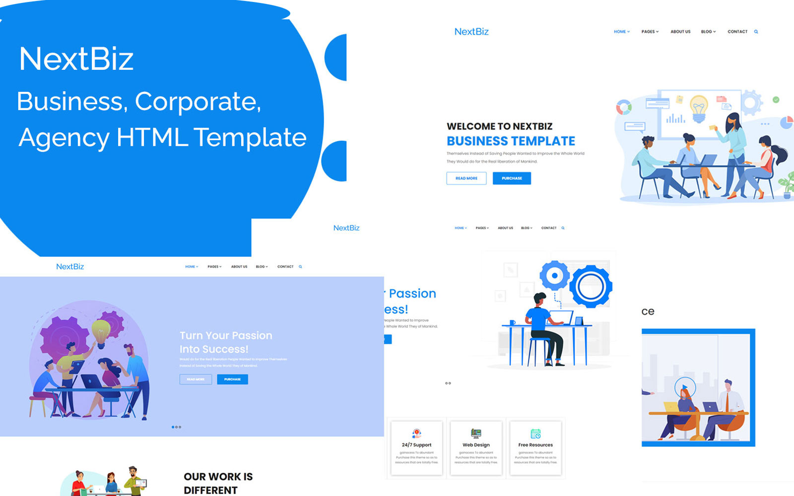 NextBiz - Business, Corporate, Agency HTML Template