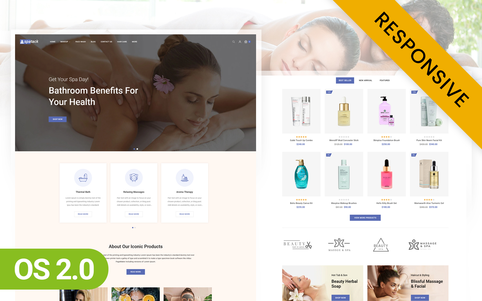 Spatack - Spa Massage Store Shopify 2.0 Responsive Theme
