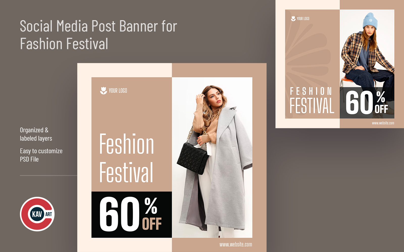 Fashion Festival Social Media Post Banner