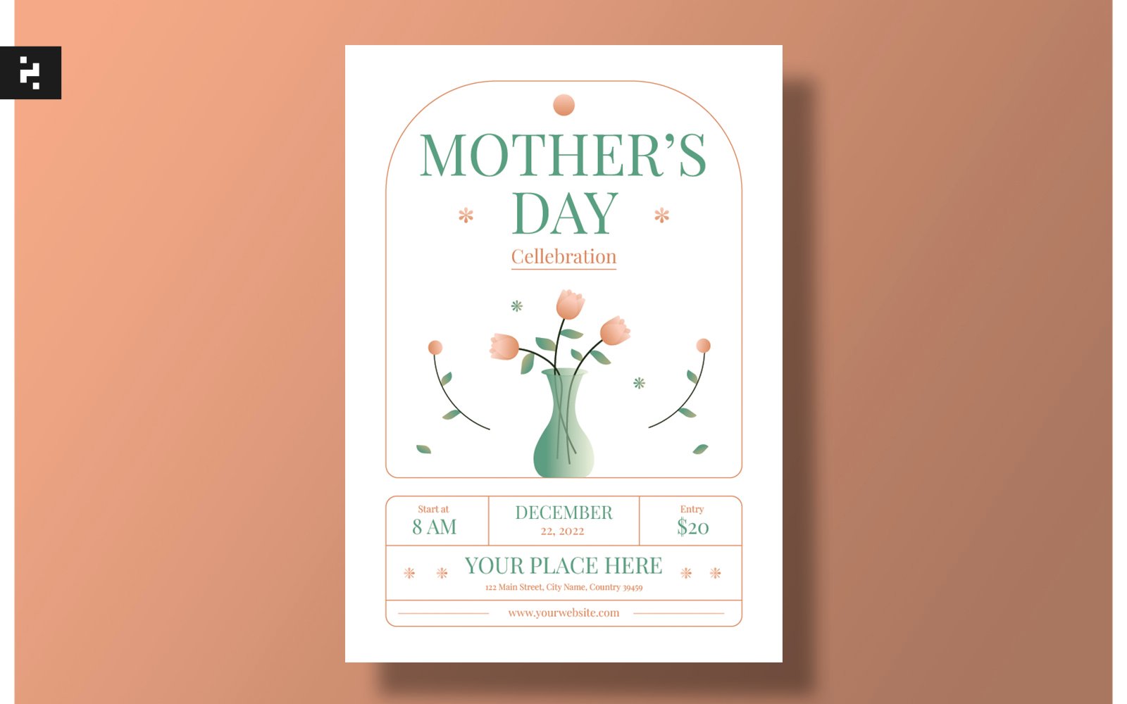 Aesthetic Mother's Day Flyer Template