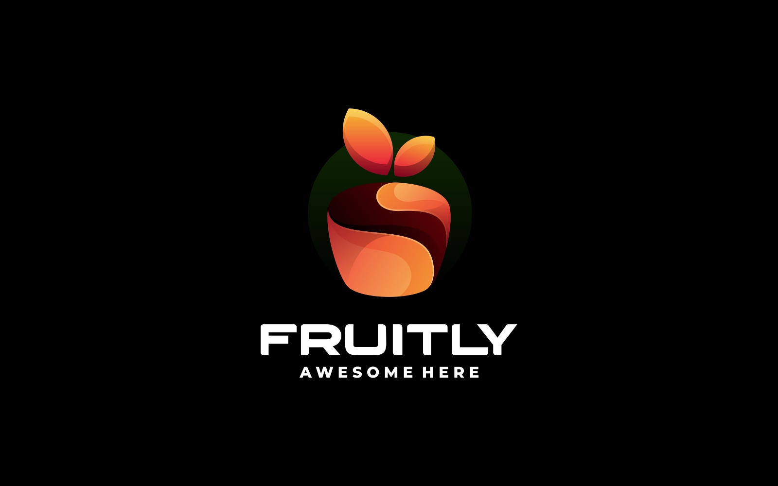 Fruit Gradient Logo Style