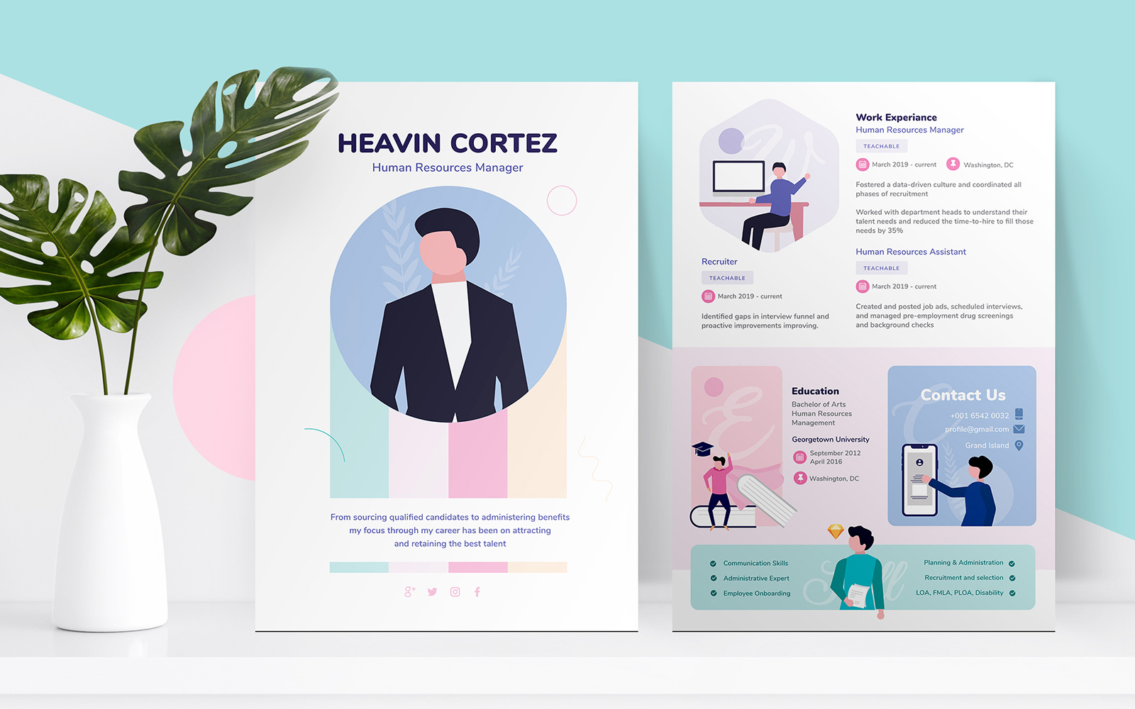 Creative Resume Template Design