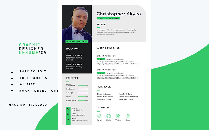 Graphics - Resume Or CV Template
