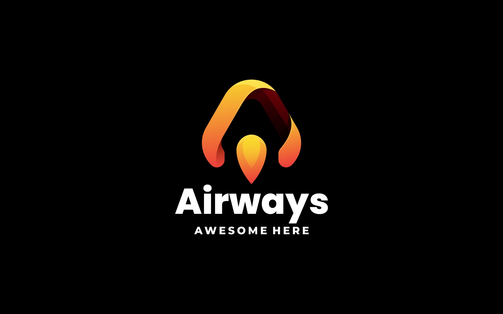Airways Gradient Logo Style