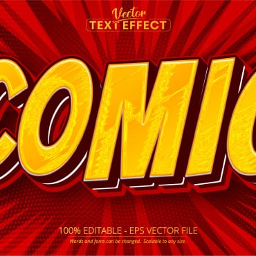 Font Comic Illustrations Templates 237481