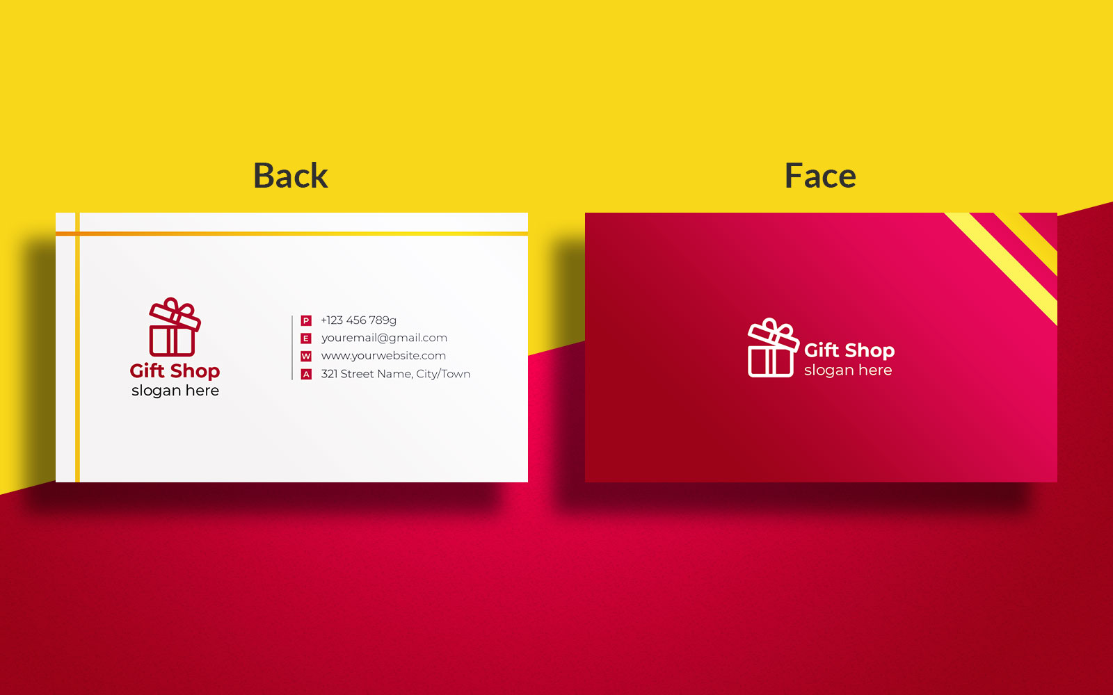 Gift Shop Business Card | Corporate Identity Template