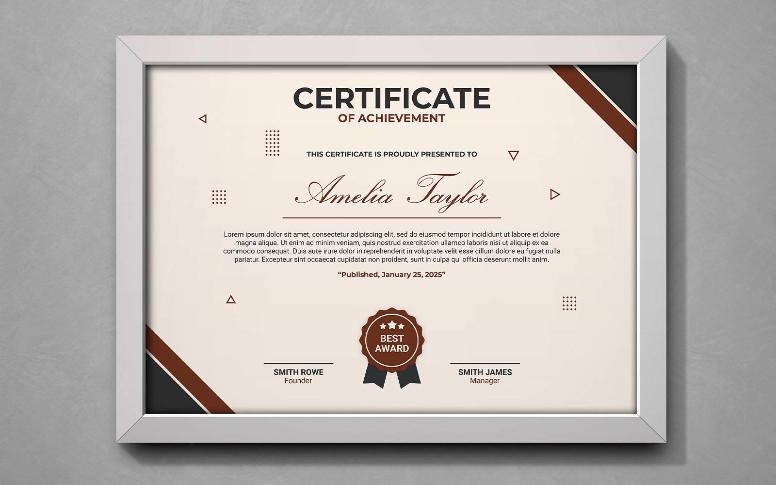 Classic Certificate PSD Templates