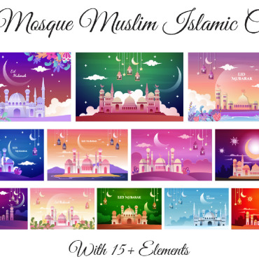 Night Eid Illustrations Templates 238395