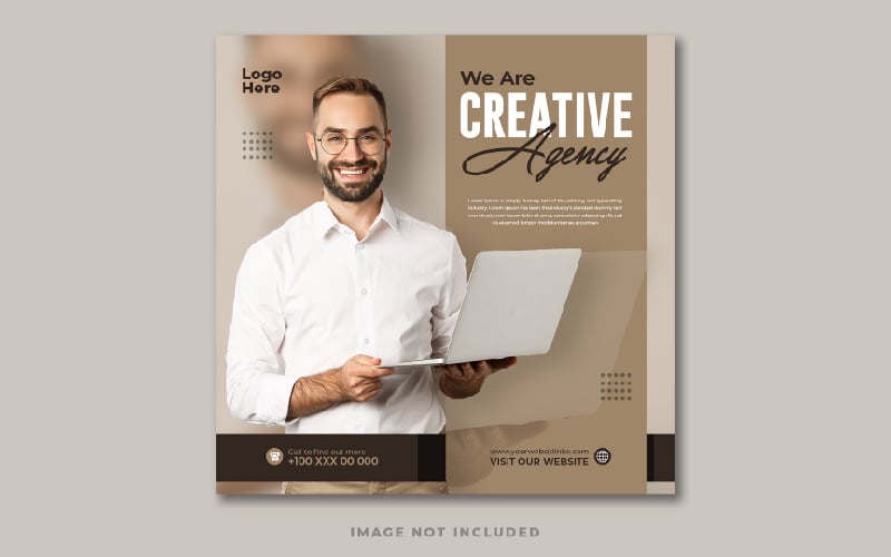 Digital Marketing Social Media Post Design Template