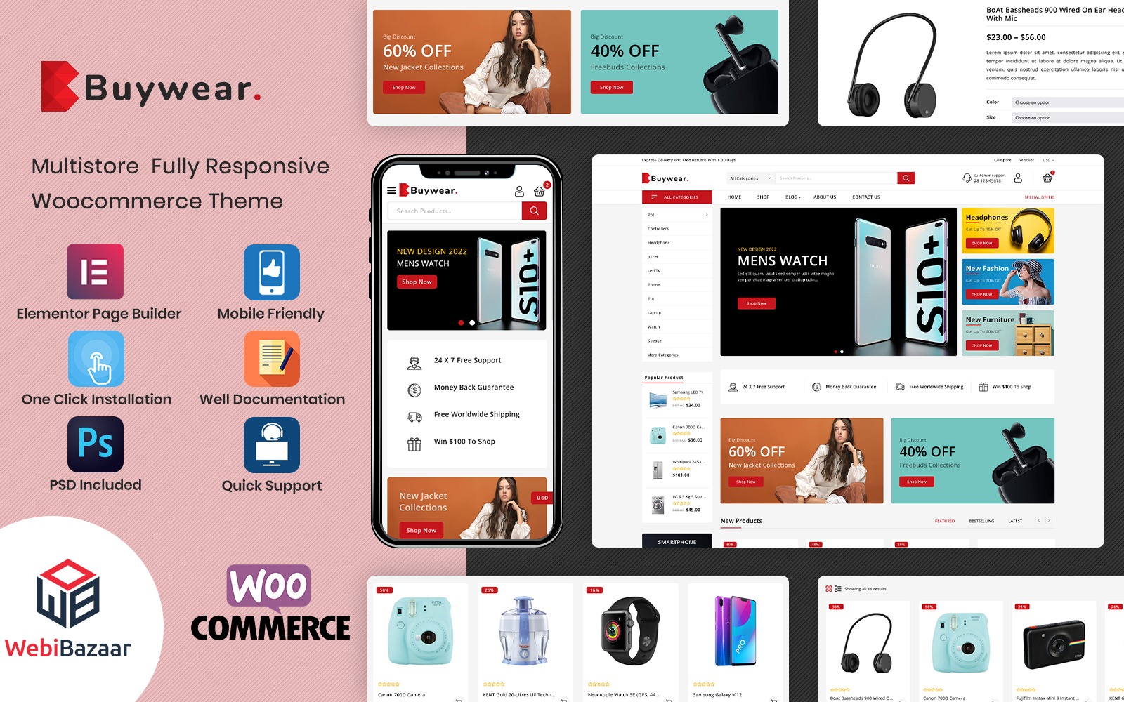 Buywear - Multipurpose Minimal Online E-Commerce WooCommerce Theme
