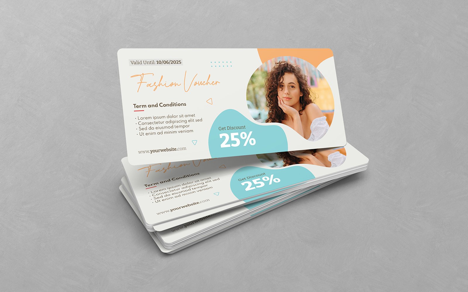 Fashion Voucher PSD Design Templates