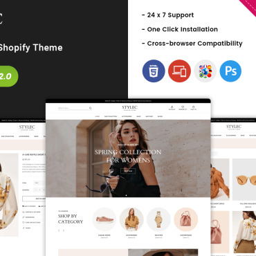 Bootstrap Clean Shopify Themes 238875