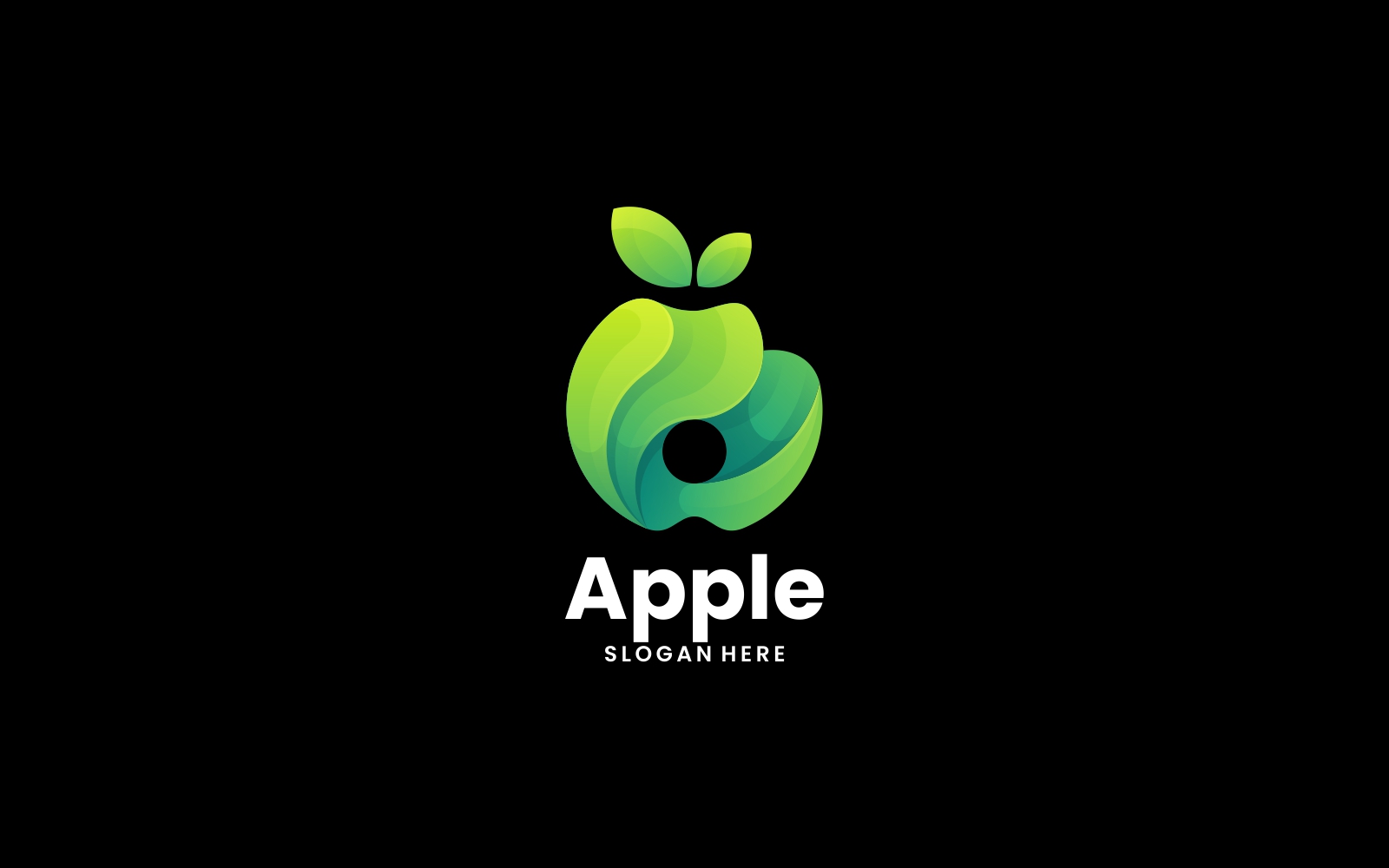 Green Apple Gradient Logo