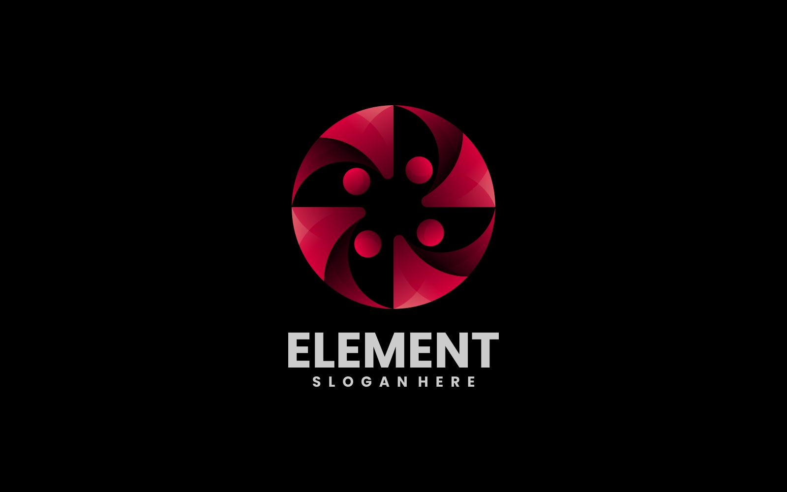 Element Gradient Logo Design