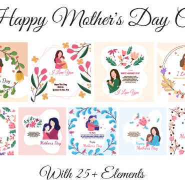 Mother Day Illustrations Templates 238939